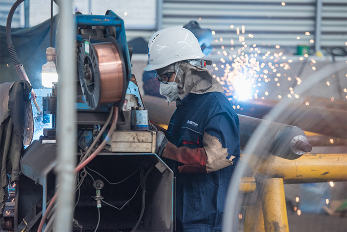 百色网架焊接车间